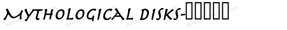 Mythological Disks字体转换